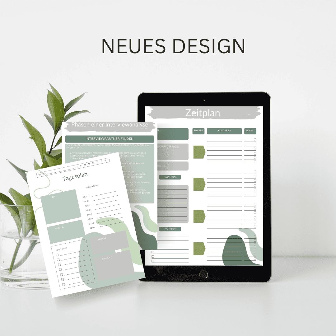 Planer Abschlussarbeit grün