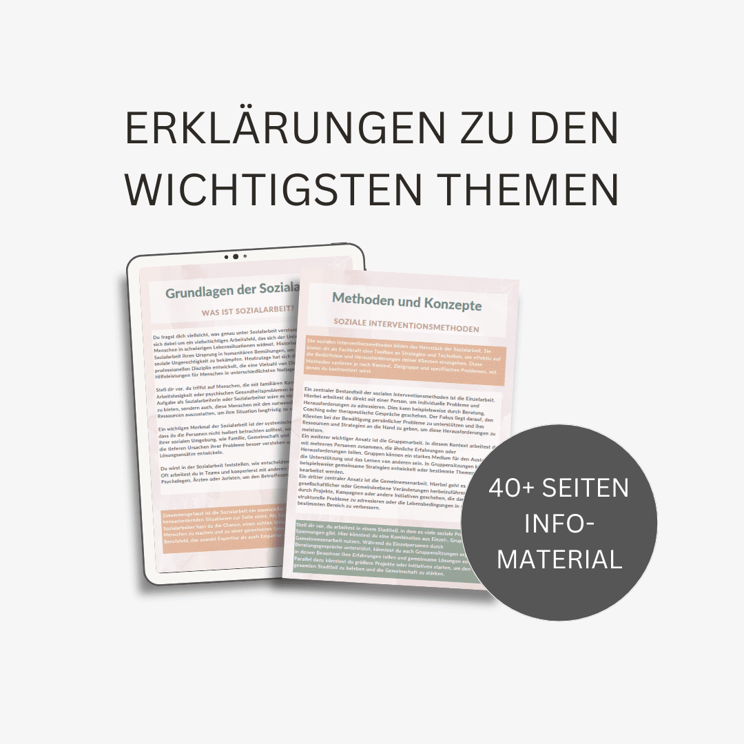 Ein Guide für das Studium der Sozialen Arbeit bietet wertvolle Einblicke und Ressourcen, um angehenden Sozialarbeitern den Weg durch ihre akademische Laufbahn zu erleichtern. Er beinhaltet sowohl theoretisches Wissen als auch praktische Tipps, um die Herausforderungen des Studiums und des späteren Berufsalltags erfolgreich zu meistern.